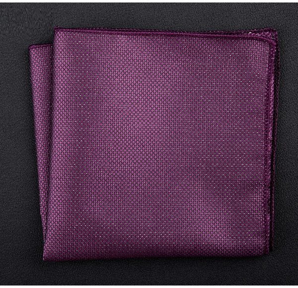 Σκούρο ροζ τετράγωνο μαντήλι τσέπης