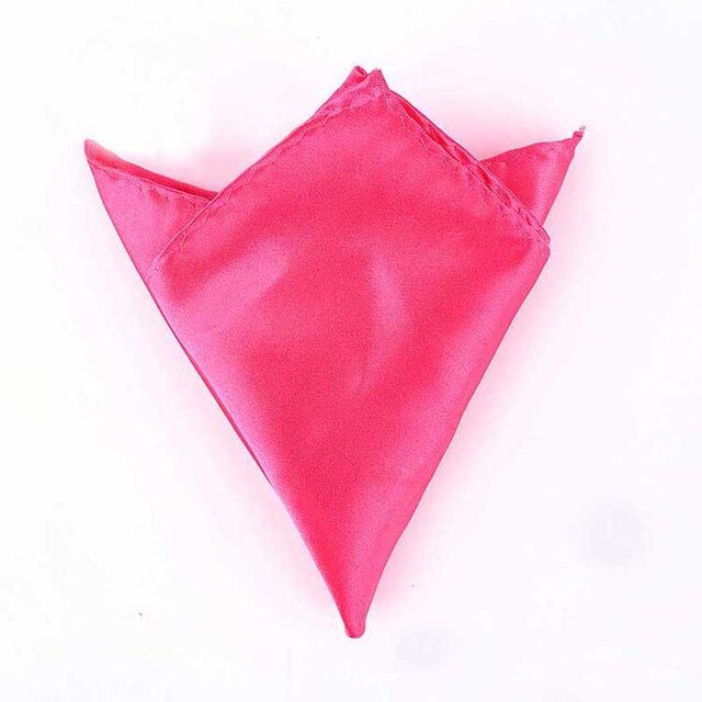 Ροζ τετράγωνο μαντήλι σακακιού