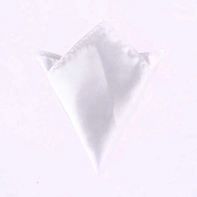 Λευκό τετράγωνο μαντήλι σακακιού