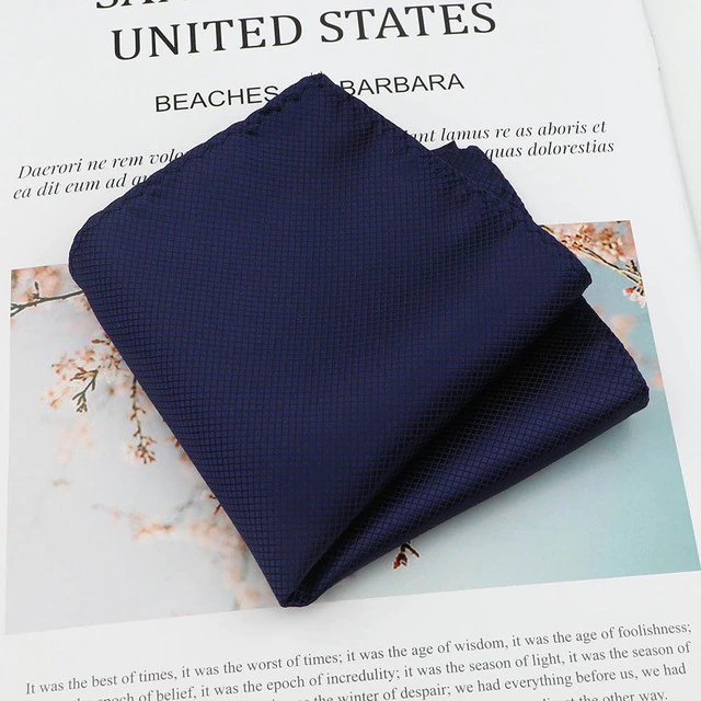 Τετράγωνο μαντήλι τσέπης Navy Blue