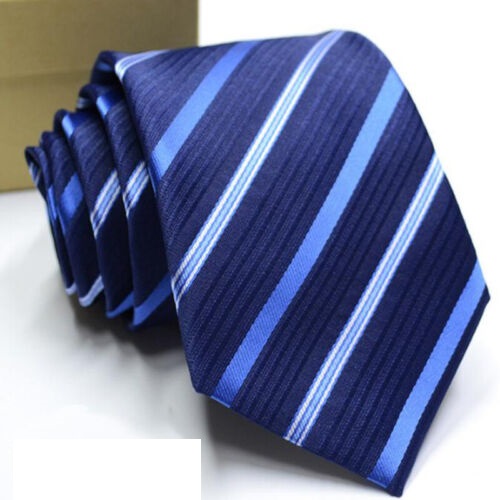 Επίσημη στενή γραβάτα, Μπλε Καρώ