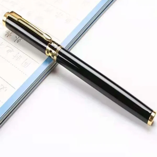Ανδρικό στυλό πέτου Χρυσό-μαύρο ν2