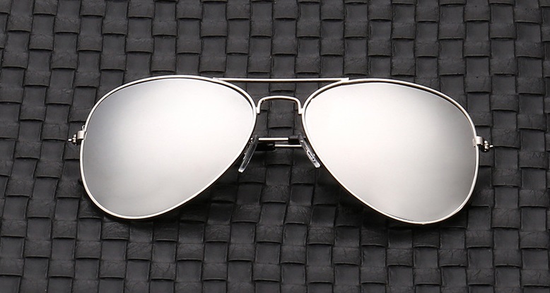Vintage γυαλιά ηλίου αεροπορίας silver