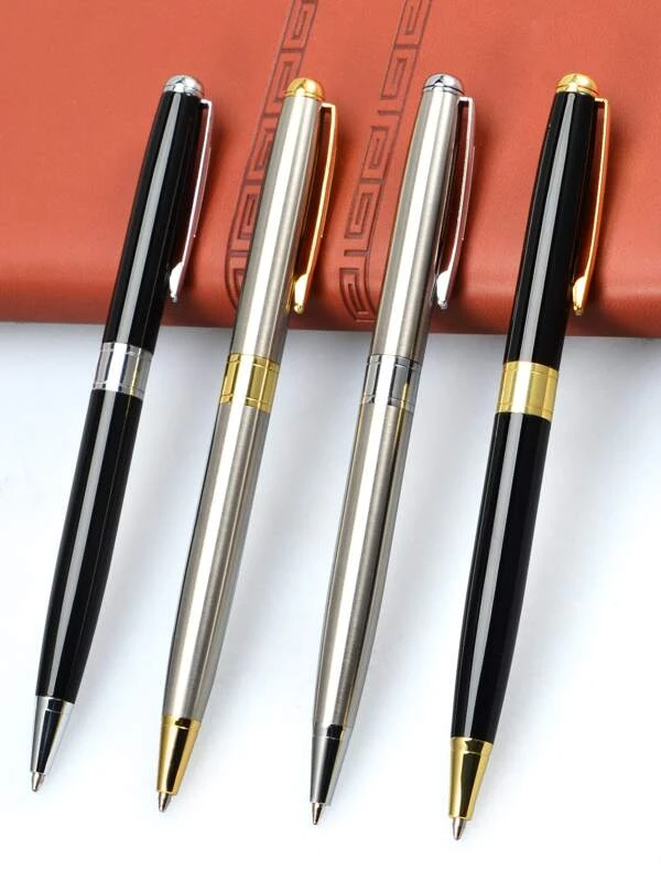 Κομψό ανδρικό στυλό Πέτου, Χρυσό μαύρο