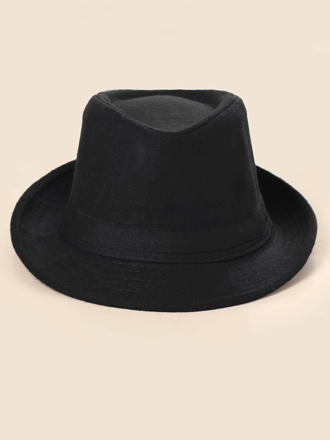 Ανδρικό καπέλο Total Black Fedora