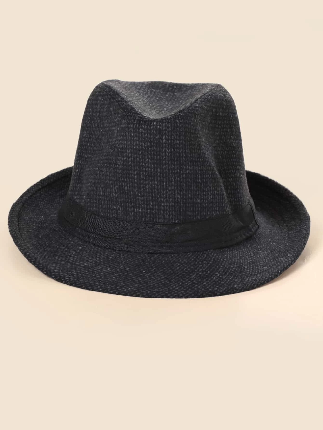 Ανδρικό καπέλο μαύρο Fedora