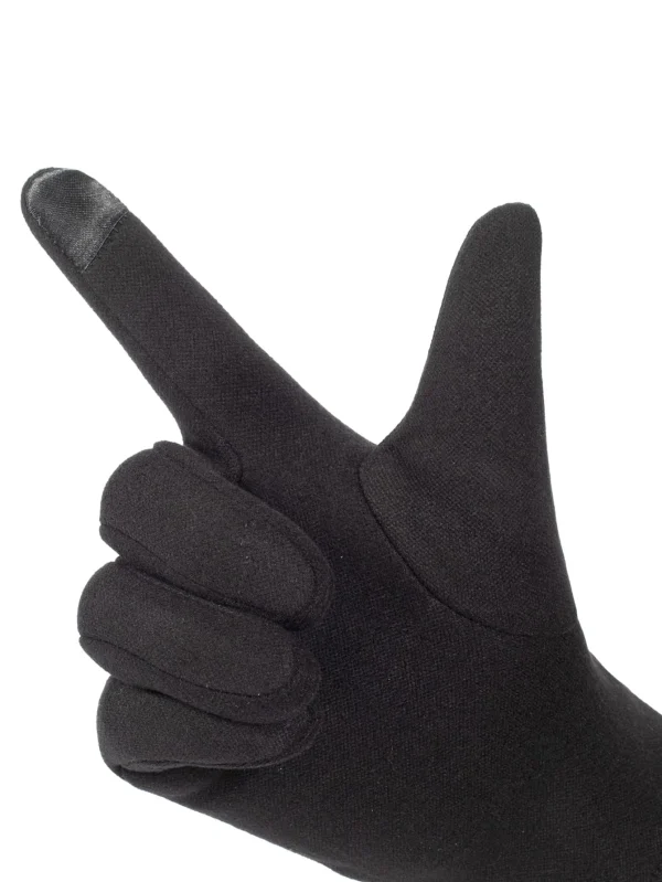 Ανδρικά πολυεστερικά γάντια μαύρα