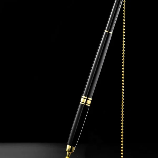 Κλασσικό στυλό μαύρο χρυσό με βάση