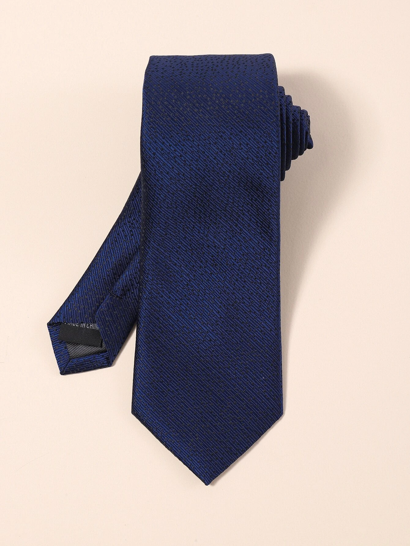 Μονόχρωμη ανδρική γραβάτα μπλέ