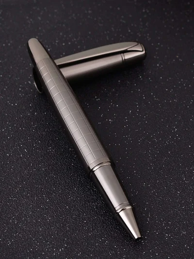 Φορητό μοντέρνο ασημί στυλό I