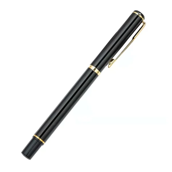 Φορητό μοντέρνο στυλό μαύρο χρυσό