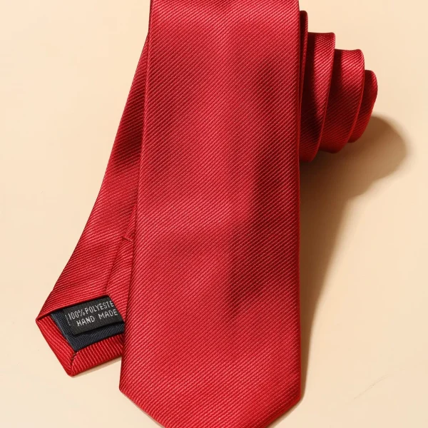 Πολυτελής κόκκινη ανδρική γραβάτα