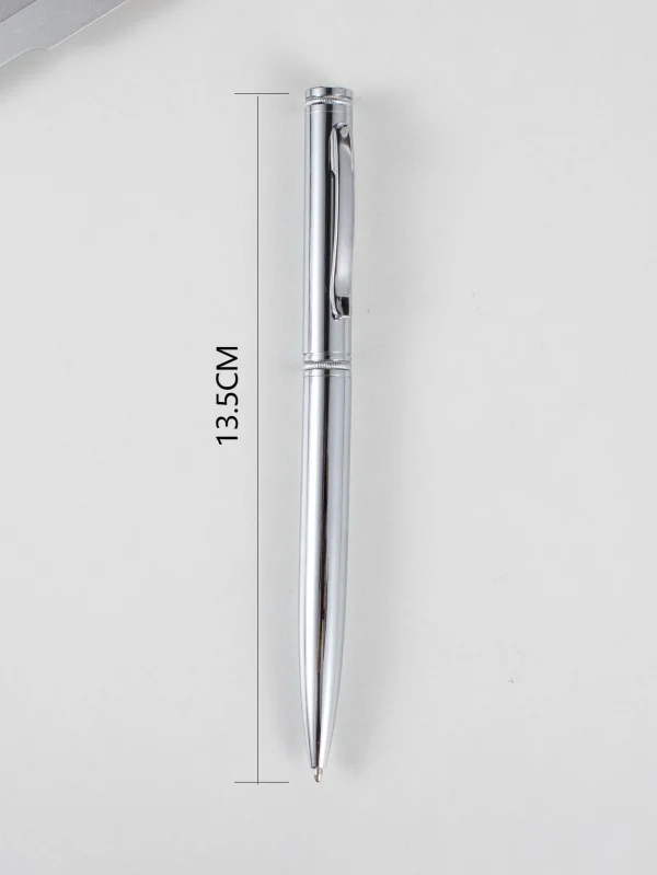 Φορητό μοντέρνο ασημί στυλό