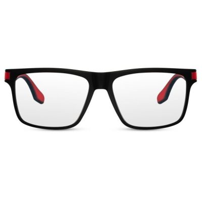 Ανδρικά γυαλιά ηλίου τετράγωνα μαύρα κόκκινα