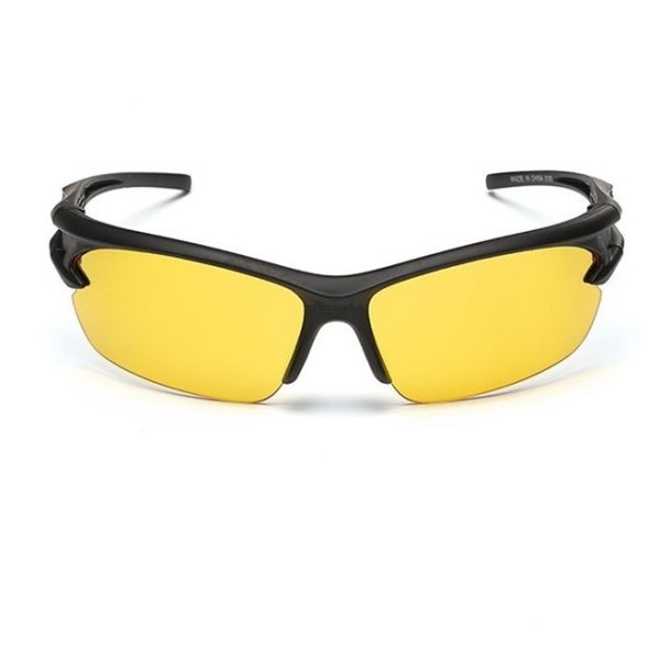 Γυαλιά ηλίου ποδηλασίας κίτρινα μαύρα
