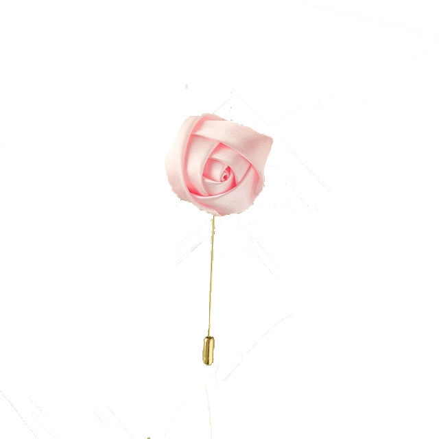 Ανδρική καρφίτσα πέτου λουλούδι ροζ