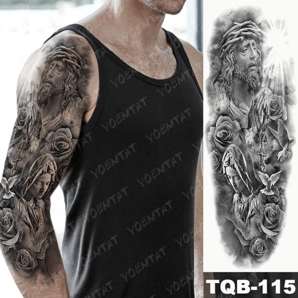 Ανδρικό αδιάβροχο προσωρινό τατουάζ μανίκι
