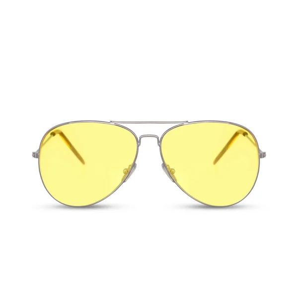 Vintage γυαλιά ηλίου αεροπορίας silver-yellow