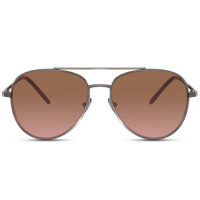Vintage γυαλιά ηλίου αεροπορίας silver-brown