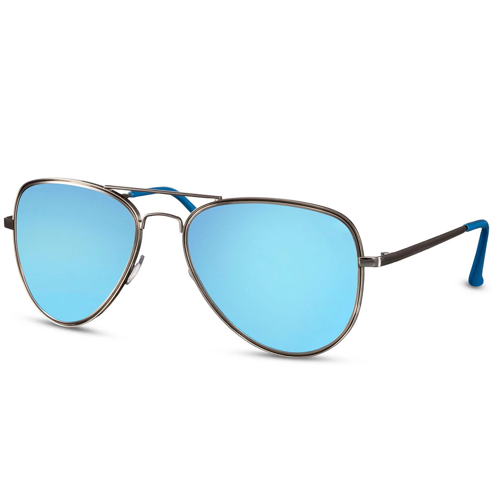 Vintage γυαλιά ηλίου αεροπορίας silver-blue
