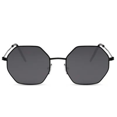 Vintage γυαλιά ηλίου οκτάγωνα black-black