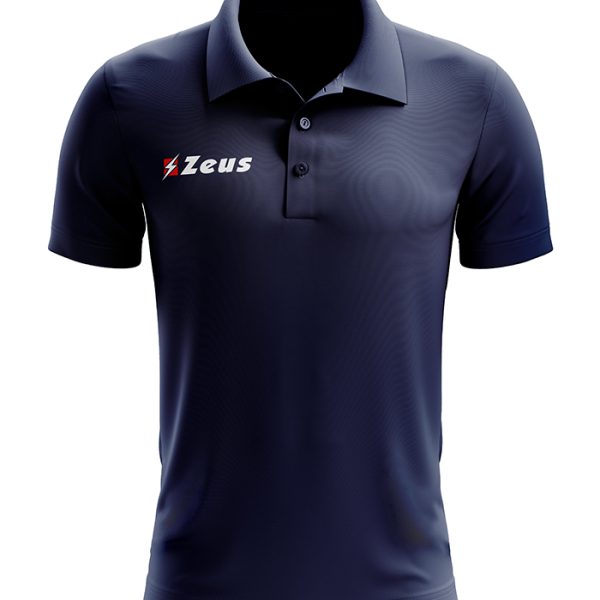 Ανδρικό πόλο T-shirt Μπλε Zeus Basic