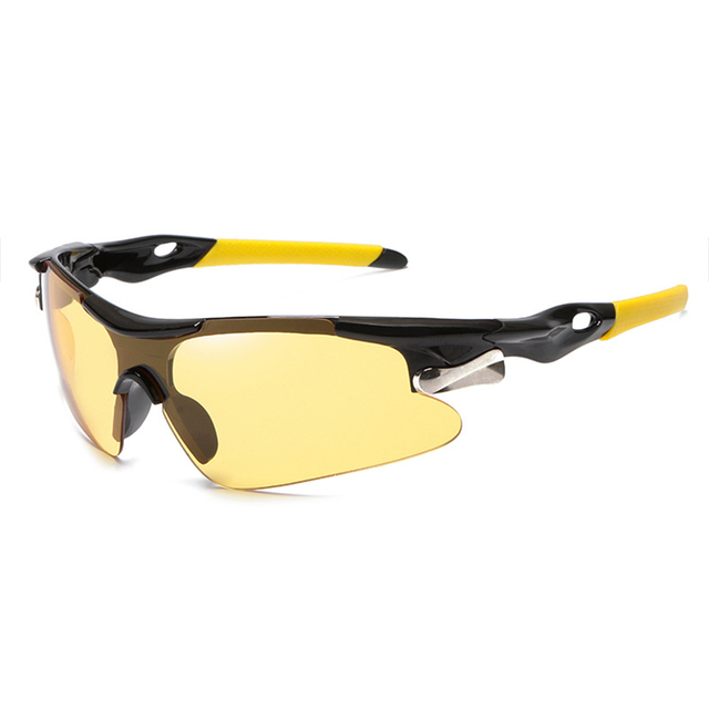 Μοντέρνα γυαλιά ηλίου ποδηλατικά yellow-black