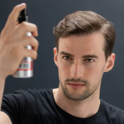Οδηγίες κατά τη χρήση του Solo για να επιτύχετε μια περιστασιακή εμφάνιση με ελαφρύ κράτημα: Εφαρμόστε το σπρέι σε νωπά ή στεγνά μαλλιά – Μετακινείτε συνεχώς το μπουκάλι ενώ ψεκάζετε για να εξασφαλίσετε κάλυψη ολόκληρου του κεφαλιού. (4-6 ψεκασμοί ανάλογα με το μήκος και το πάχος των μαλλιών) Χτενίστε τα δάχτυλα στα μαλλιά για να κατανεμηθούν ομοιόμορφα και να διαμορφώσετε όπως προτιμάτε. Αφήστε να στεγνώσει για να κρατήσει χαλαρά με υφή. Οδηγίες όταν χρησιμοποιείται ως P re-styling spray για να επιτύχετε γλείφτη όψη με δυνατό κράτημα: Ψεκάστε σε νωπά μαλλιά. Μετακινείτε συνεχώς το μπουκάλι ενώ ψεκάζετε για να εξασφαλίσετε κάλυψη ολόκληρου του κεφαλιού. (4-6 ψεκασμοί ανάλογα με το μήκος και το πάχος των μαλλιών) Χρησιμοποιήστε μια βούρτσα styling ή τα χέρια για να στεγνώσετε τα μαλλιά στο επιθυμητό σχήμα. Μόλις στεγνώσει, προχωρήστε στο styling. Αφαιρέστε μια μικρή ποσότητα από το Hawkins & Brimble Matt Clay ή το Hawkins & Brimble Water Pomade και τρίψτε το ανάμεσα στις παλάμες. Μόλις γίνει λείο, απλώστε το στα μαλλιά ομοιόμορφα χτενίζοντας τα δάχτυλά σας μέσα από τα μαλλιά.