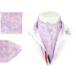 Men's pink lilac bow tie