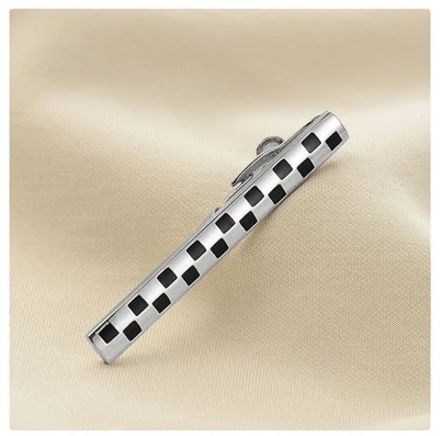 Tie clip with patternded II