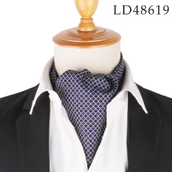 Men's black purple tie