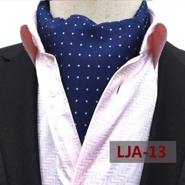 Men's Blue Polka Dot Tie