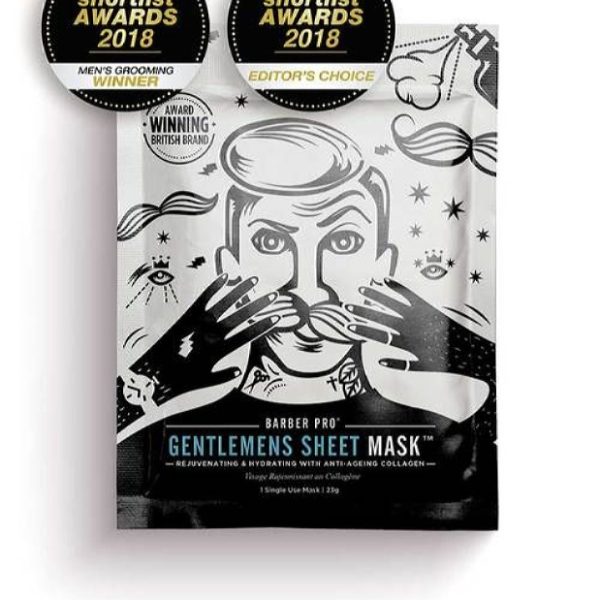 BARBER PRO Face Mask Rejuvenating & Hydrating with Anti-Ageing Collagen